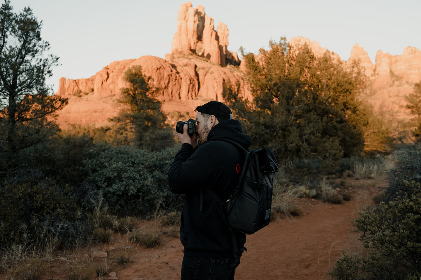 Camera Backpack with built in water bladder