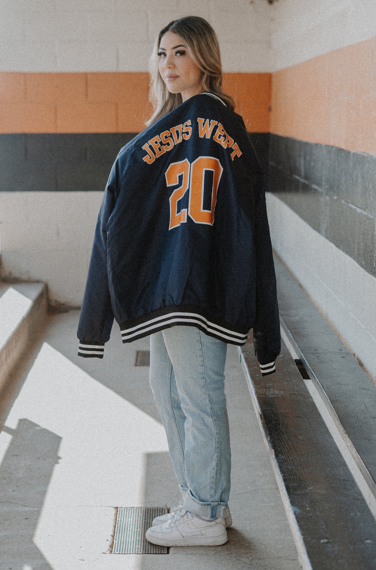 Jesus Wept Varsity Baseball Jacket