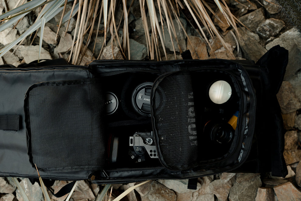 Camera Backpack with built in water bladder – Packed Vision